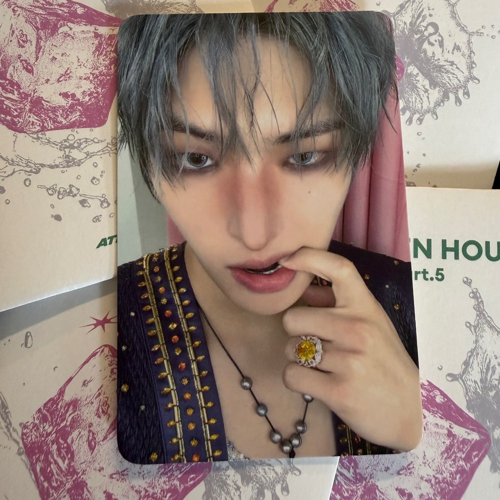 ATEEZ MINGI Golden Hour Part 5 Pop Up Random Trading Card Photocard